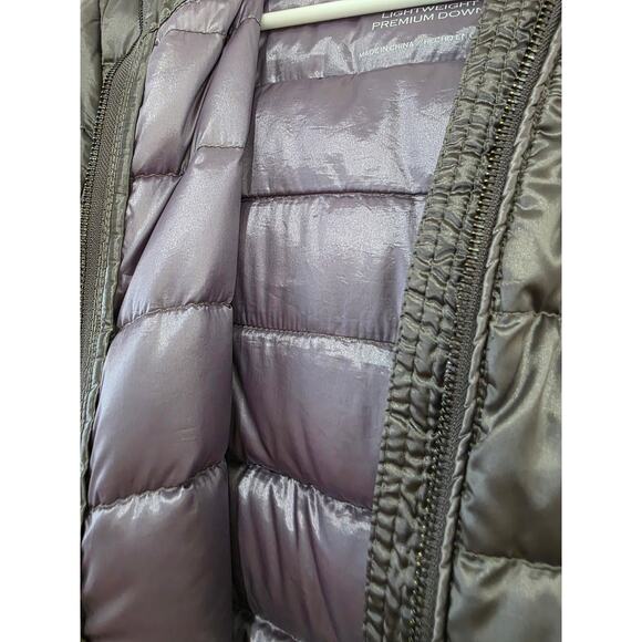 Andrew Marc Packable Lightweight Down Puffer Jacket Hooded XS Gray Women’s - Picture 7 of 7